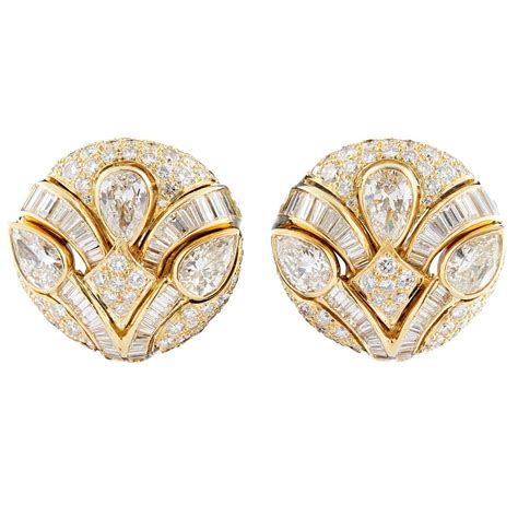 bvlgari luxury earrings.